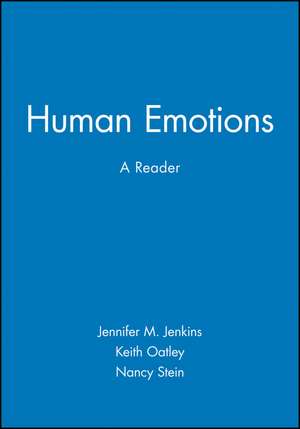 Human Emotions – A Reader de J Jenkins