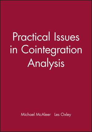 Practical Issues in Cointegration Analysis de McAleer