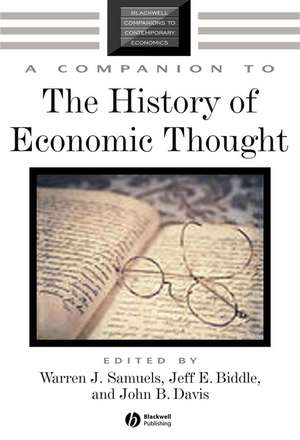 Companion to the History of Economic Thought de W Samuels