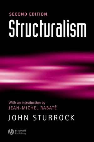 Structuralism 2e de J Sturrock