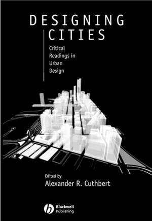 Designing Cities de Cuthbert