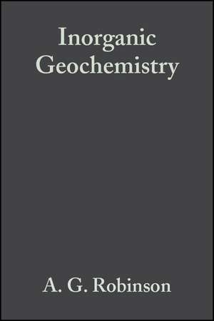 Inorganic Geochemistry – Applications to Petroleum Geology de D Emery