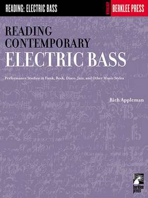 Reading Contemporary Electric Bass de Rich Appleman