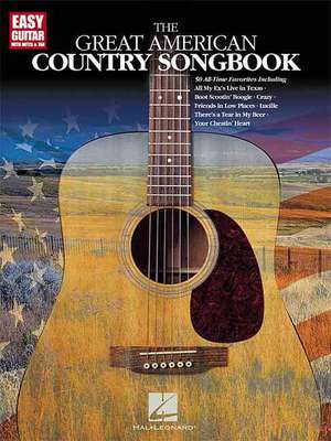 Great American Country Song Book de Not Available (NA)