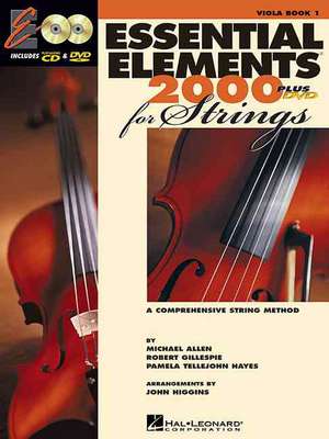 Essential Elements for Strings Viola - Book 1 with Eei Book/Online Audio de Robert Gillespie