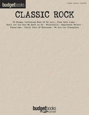 Classic Rock: Budget Books de various