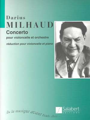 Concerto No. 1: Score and Parts de Darius Milhaud