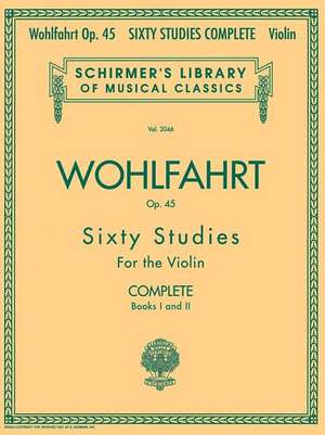 Franz Wohlfahrt - 60 Studies, Op. 45 Complete de Franz Wohlfahrt