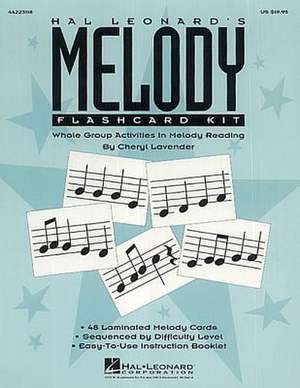 Hal Leonard's Melody Flashcard Kit de Cheryl Lavender