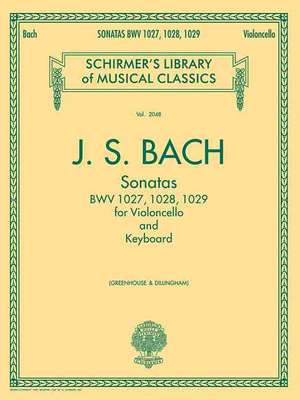 Sonatas for Cello and Keyboard Bwv 1027, 1028, 1029 de Johann Sebastian Bach