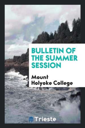 Catalogue de Mount Holyoke College