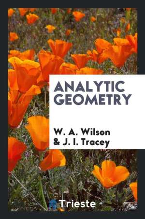 Analytic Geometry de W. A. Wilson