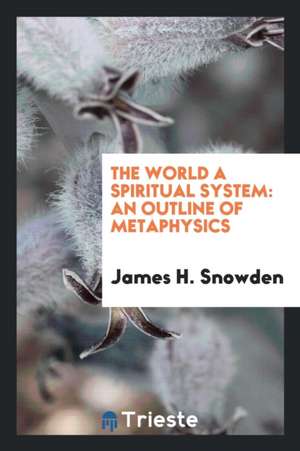 The World a Spiritual System: An Outline of Metaphysics de James H. Snowden