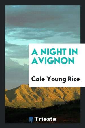 A Night in Avignon de Cale Young Rice