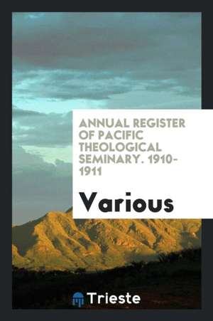 Annual Register ... de Various