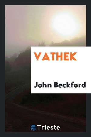 Vathek de John Beckford