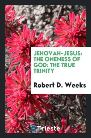 Jehovah-Jesus: The Oneness of God: The True Trinity de Robert D. Weeks