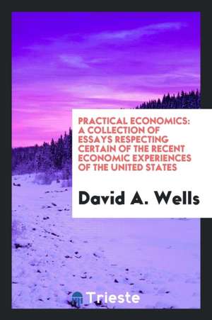 Practical Economics: A Collection of Essays Respecting Certain of the Recent ... de David A. Wells