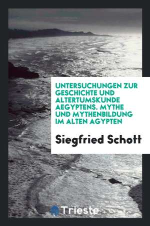 Untersuchungen Zur Geschichte Und Altertumskunde Aegyptens de Worthington Chauncey Ford