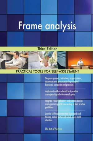 Frame analysis Third Edition de Gerardus Blokdyk