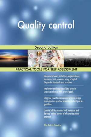 Quality control Second Edition de Gerardus Blokdyk