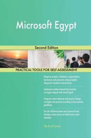 Microsoft Egypt Second Edition de Gerardus Blokdyk