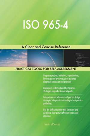 ISO 965-4 A Clear and Concise Reference de Gerardus Blokdyk