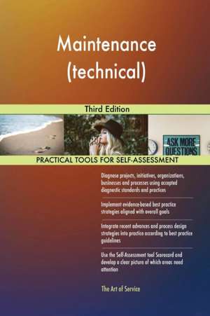 Maintenance (technical) Third Edition de Gerardus Blokdyk