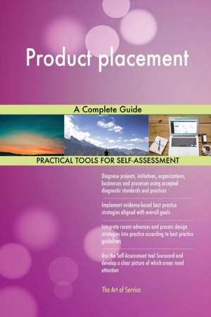 Product placement A Complete Guide de Gerardus Blokdyk