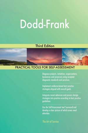 Dodd-Frank Third Edition de Gerardus Blokdyk