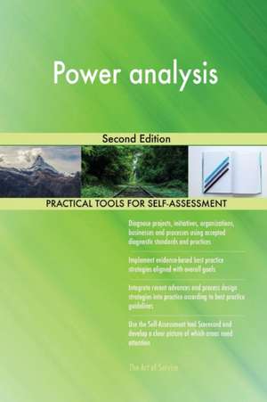 Power analysis Second Edition de Gerardus Blokdyk