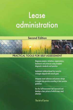 Lease administration Second Edition de Gerardus Blokdyk