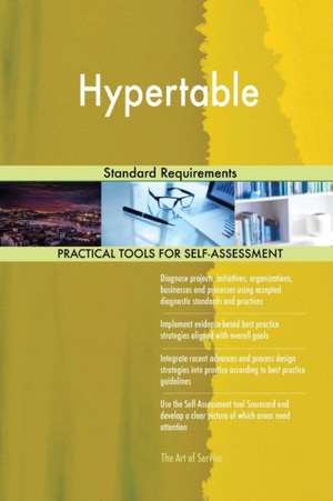 Hypertable Standard Requirements de Gerardus Blokdyk
