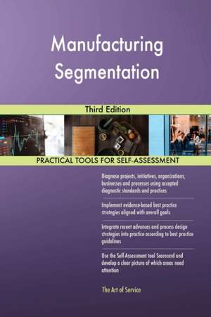 Manufacturing Segmentation Third Edition de Gerardus Blokdyk