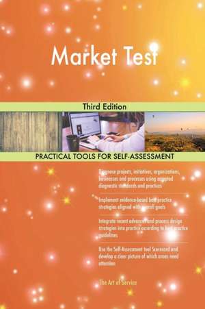 Market Test Third Edition de Gerardus Blokdyk