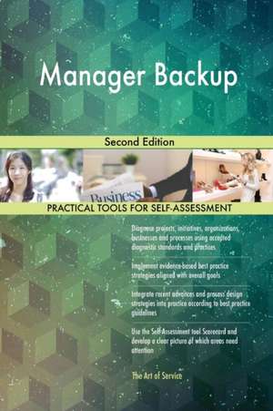 Manager Backup Second Edition de Gerardus Blokdyk