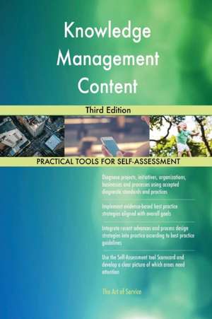 Knowledge Management Content Third Edition de Gerardus Blokdyk