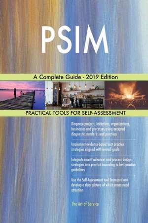 PSIM A Complete Guide - 2019 Edition de Gerardus Blokdyk