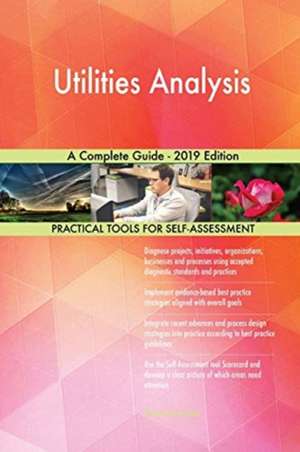 Utilities Analysis A Complete Guide - 2019 Edition de Gerardus Blokdyk