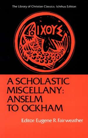 A Scholastic Miscellany de John Baillie