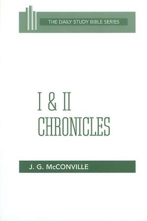 First and Second Chronicles Dsb OT de J. Gordon McConville