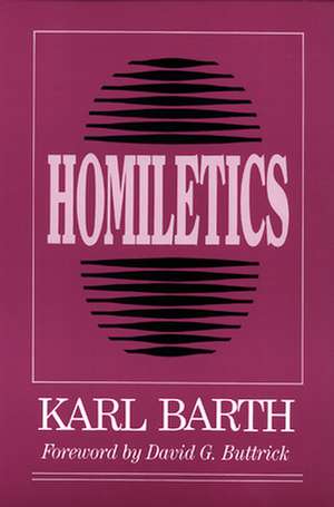 Homiletics de Karl Barth