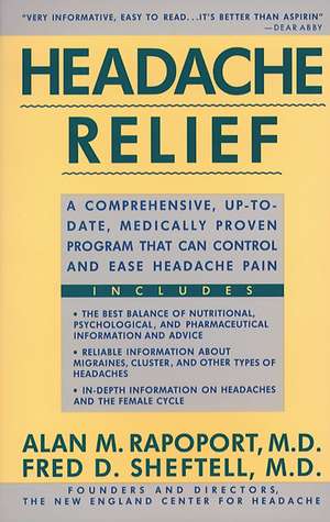 Headache Relief de Alan Rapoport