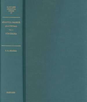 Samaveda Samhita of the Kauthuma School: With Padapatha and the commentaries of Madhava, Bharatasvamin and Sayana, Volume 1: Purvarcika de B R Sharma