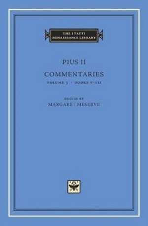 Commentaries de Pius II