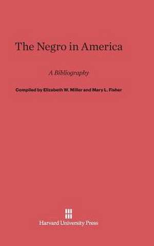 The Negro in America de Elizabeth W. Miller