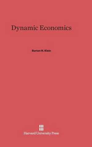 Dynamic Economics de Burton H. Klein