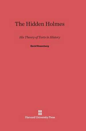 The Hidden Holmes de David Rosenberg