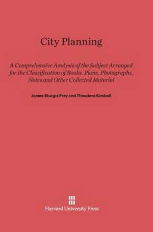 City Planning de James Sturgis Pray