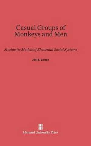 Casual Groups of Monkeys and Men de Joel E. Cohen